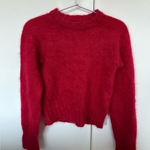 Handknit mohair sweater